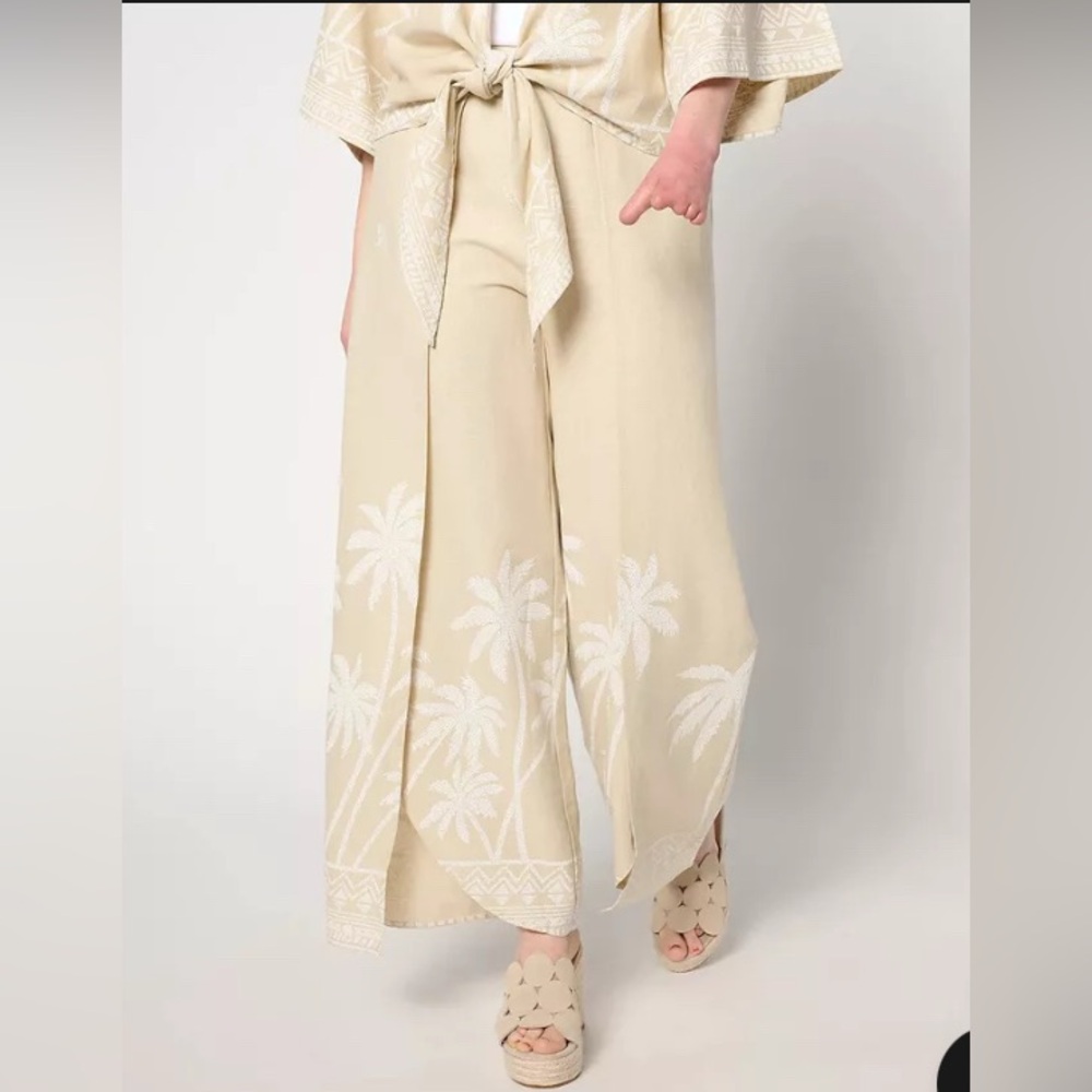 Bellissima Kim Gravel size 2X PETITE beach cover up summer outfit resortwear tan